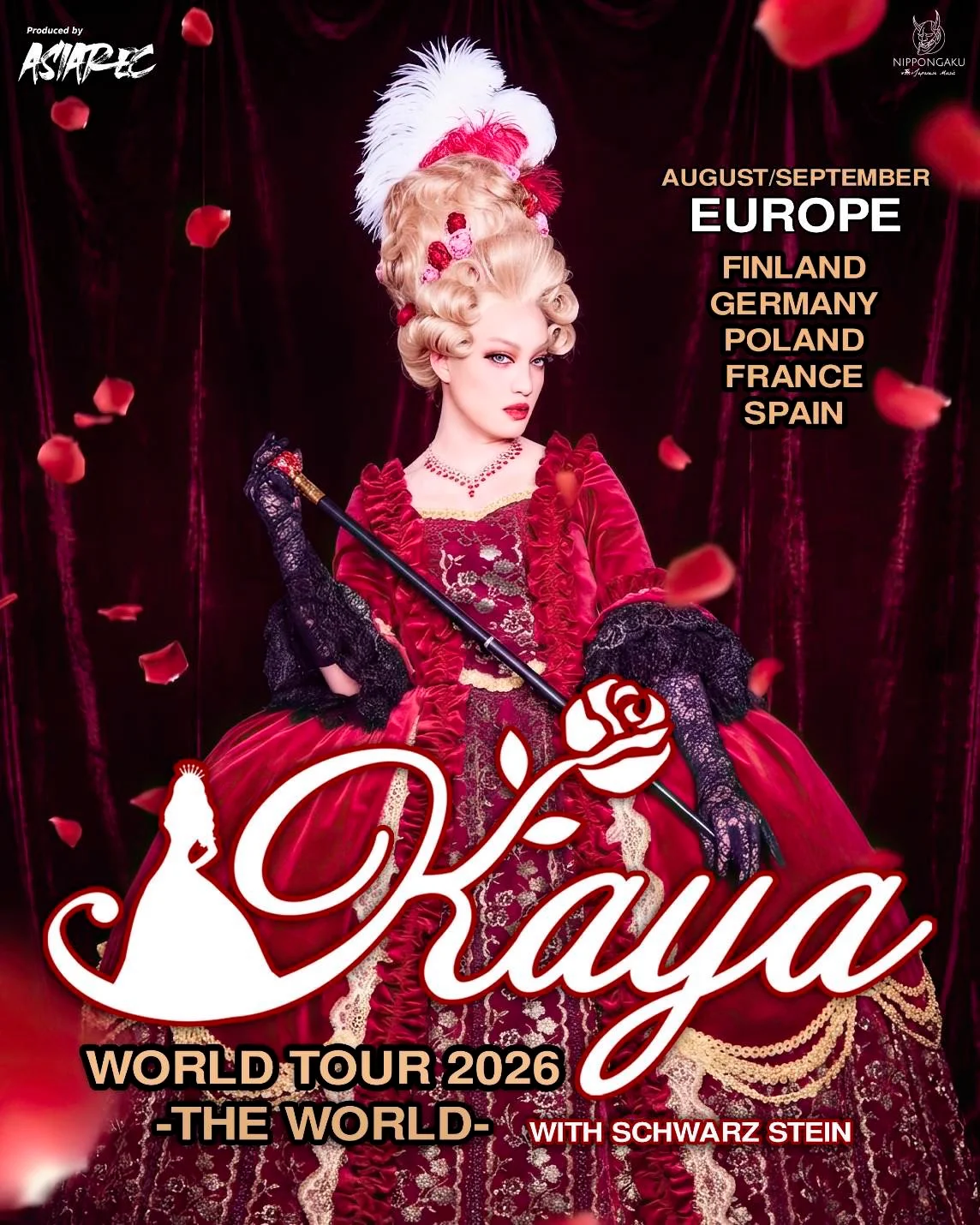 Kaya World Tour 2026 -THE WORLD- poster